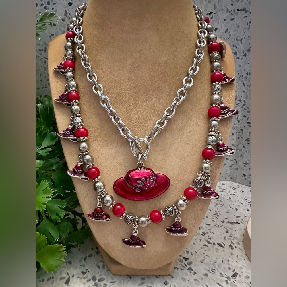 Red Hat Society jewelry collection - Picture 2 of 13